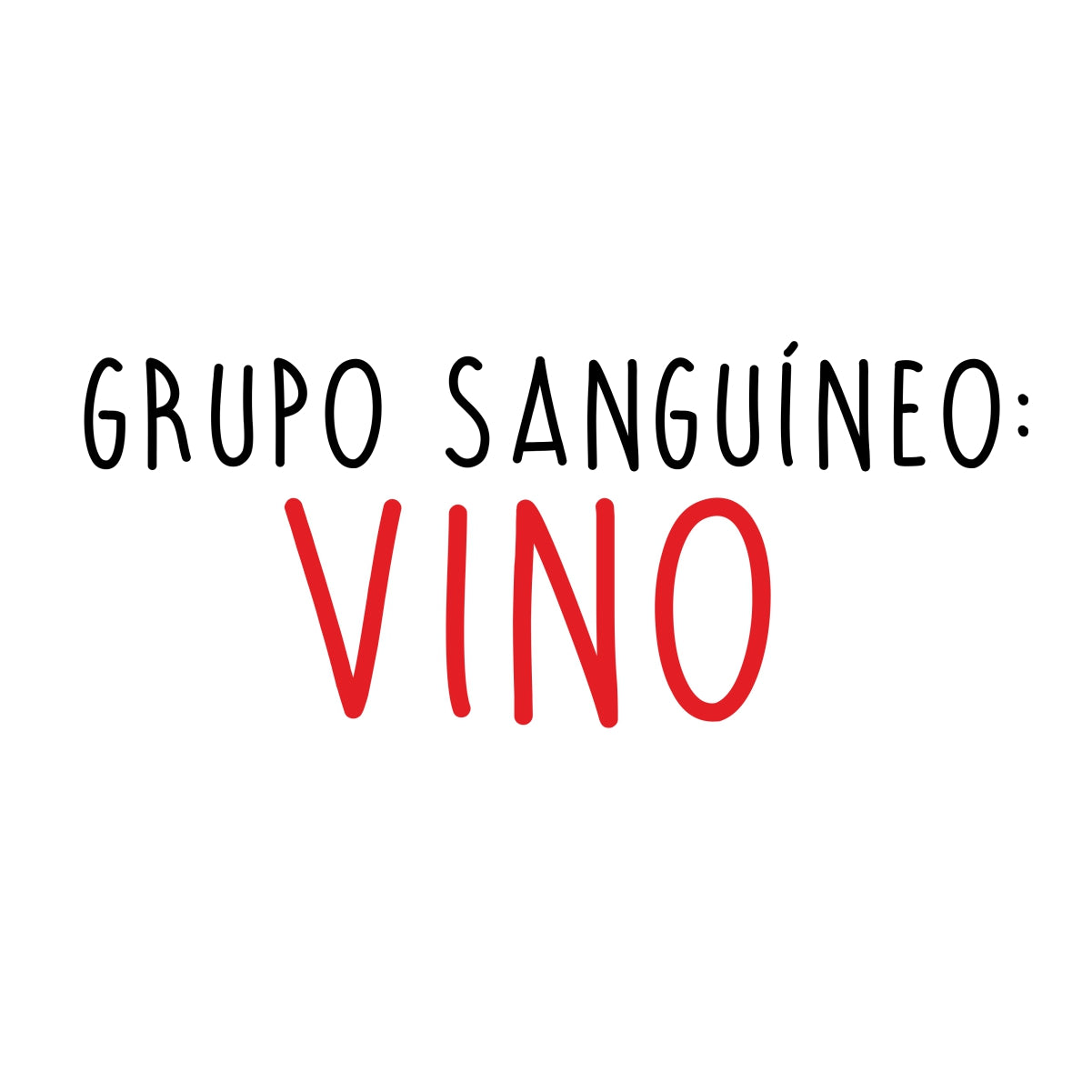 White Unisex T-shirt Grupo sanguineo