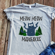 Grey Melange Meow Meow