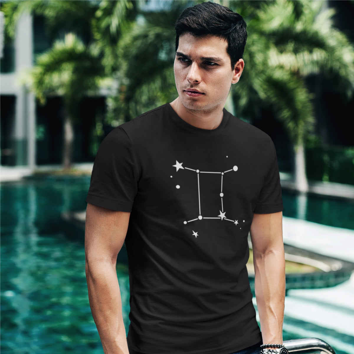 Black T-shirt Zodiac Gemini