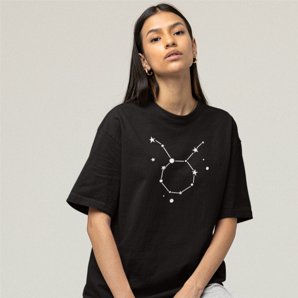 Black T-shirt Zodiac Taurus