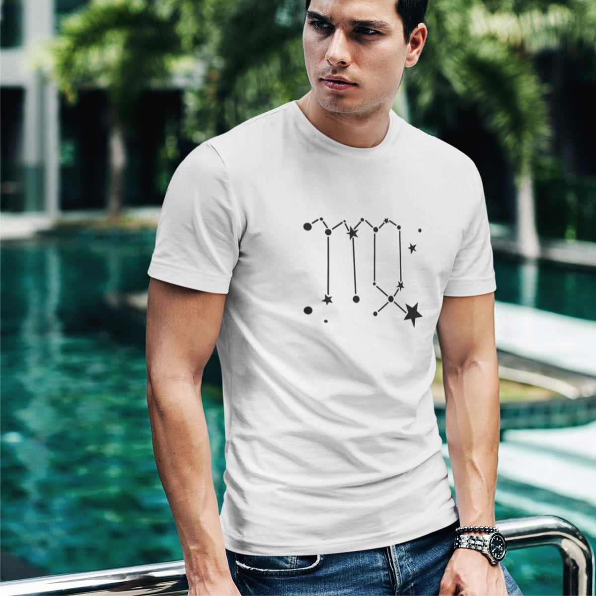 White T-shirt Zodiac Virgo