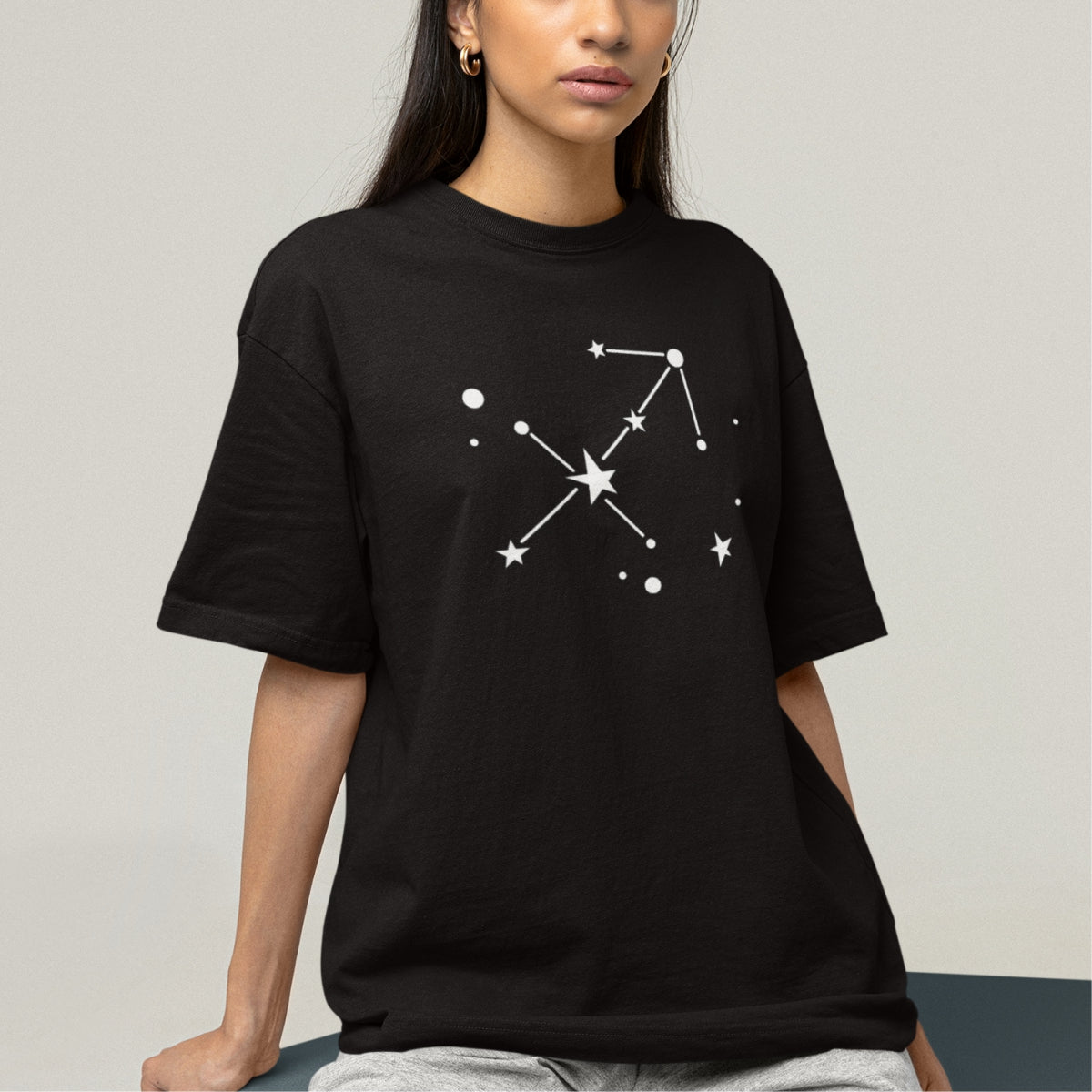 Black T-shirt Zodiac Sagittarius