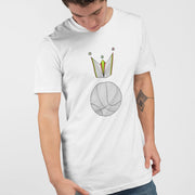 White T-shirt King Of Basketball